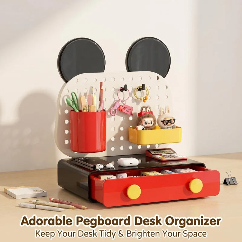 Cute and stylish stationery storage box and organizer for keys, dormitory drawer box,miscellaneous items, office desk