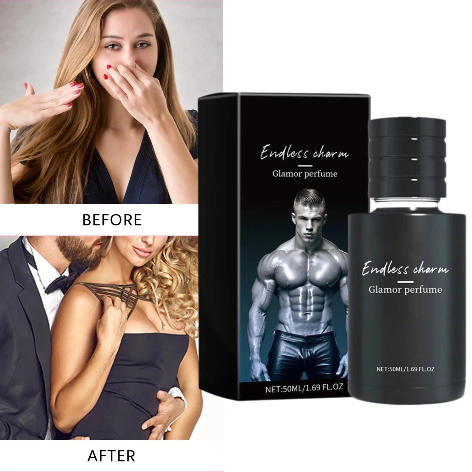 Portable Men's Dating Fragrance Spray,All Day Lasting Fragrance for Romantic Nights, Lasting Enhance Attractiveness&Confidence