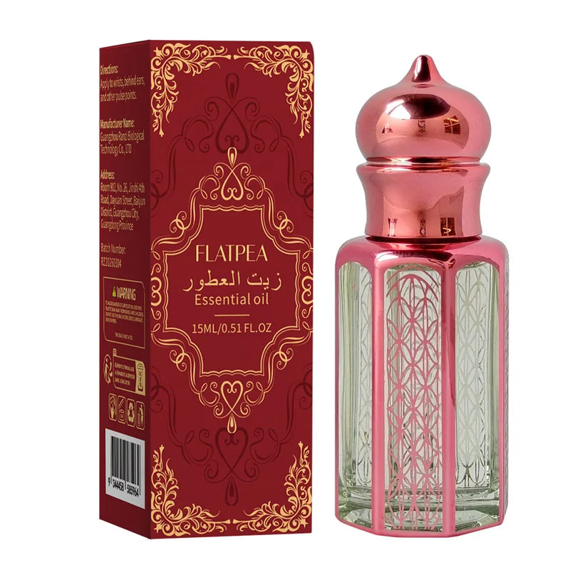 15ML Oud & Tea Aroma Arabian Middle Eastern Perfume Oil High Concentrated Fragrance Oil Long Lasting Original arab Perfumes