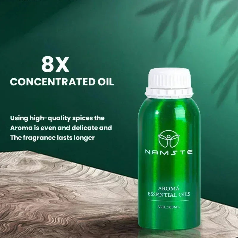 Essential Oils 500ml for Aromatic Diffuser Perfume Oil Air Freshener Smell for Home Fragrance Device Hotel Scent Diffuser Oil