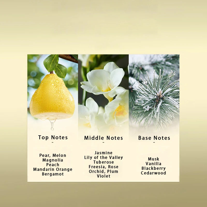 French High-end Unisex Fragrance Fresh Vanilla Jasmine Floral Fruity Eau De Toilette Elegant Charm Lasting Scent Body Spray 30ml