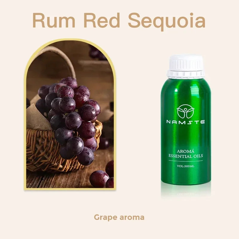 Essential Oils 500ml for Aromatic Diffuser Perfume Oil Air Freshener Smell for Home Fragrance Device Hotel Scent Diffuser Oil