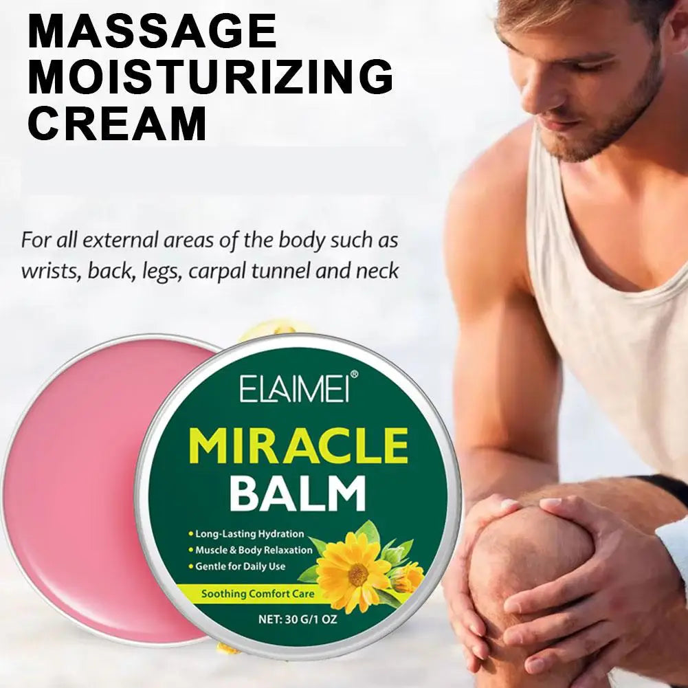 Massage Moisturizing Body Balm Compact Deep Hydrating Soothing Non Greasy Fast Absorption Whole Body Daily Skin Care