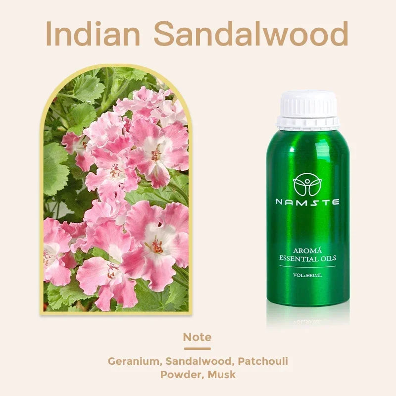 Essential Oils 500ml for Aromatic Diffuser Perfume Oil Air Freshener Smell for Home Fragrance Device Hotel Scent Diffuser Oil