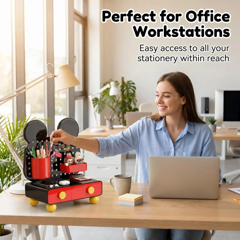 Cute and stylish stationery storage box and organizer for keys, dormitory drawer box,miscellaneous items, office desk