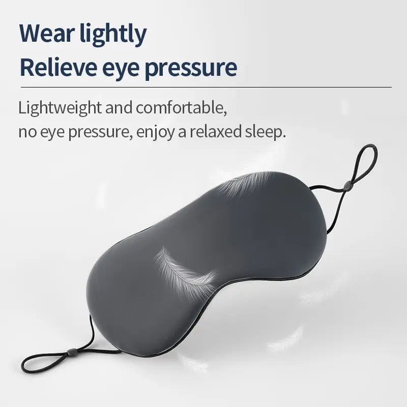 Korean Style Ice Silk Eye Mask Adjustable Warm Cool Dual Use Breathable Sleep Mask for Travel And Comfortable Light Blocking