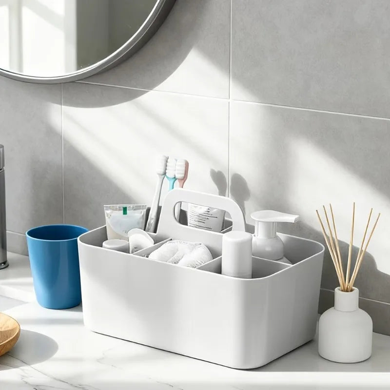 Multi-functional Storage Basket with Handle,Ideal for Organizing Portable Pencils,Pen Holders,Stationery Boxes,Desktop Organizer