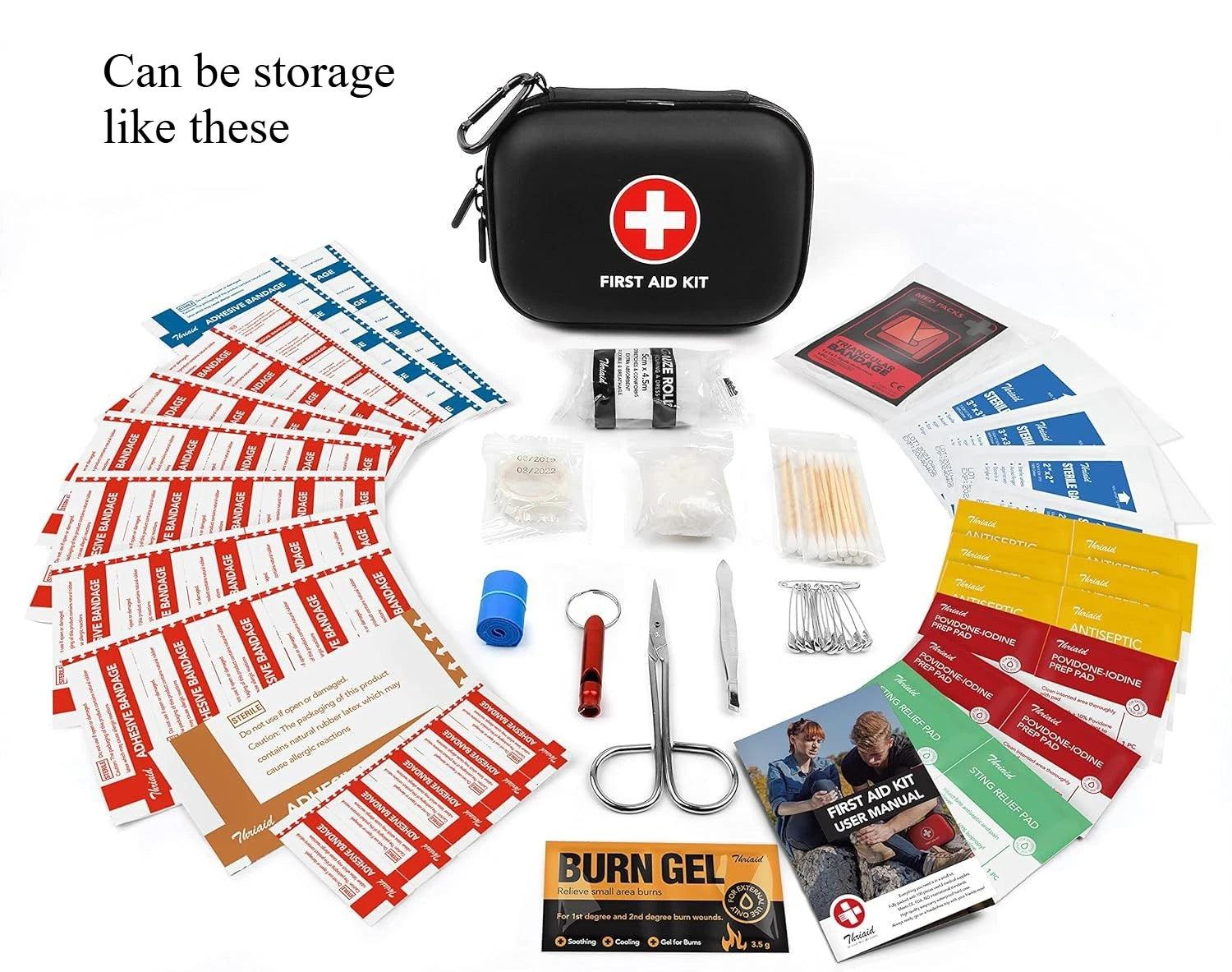Portable First Aid Kit Outdoor Household Zipper Medical Bag Convenient Storage Medicine Cabinet Multifunctional PU Leather Box