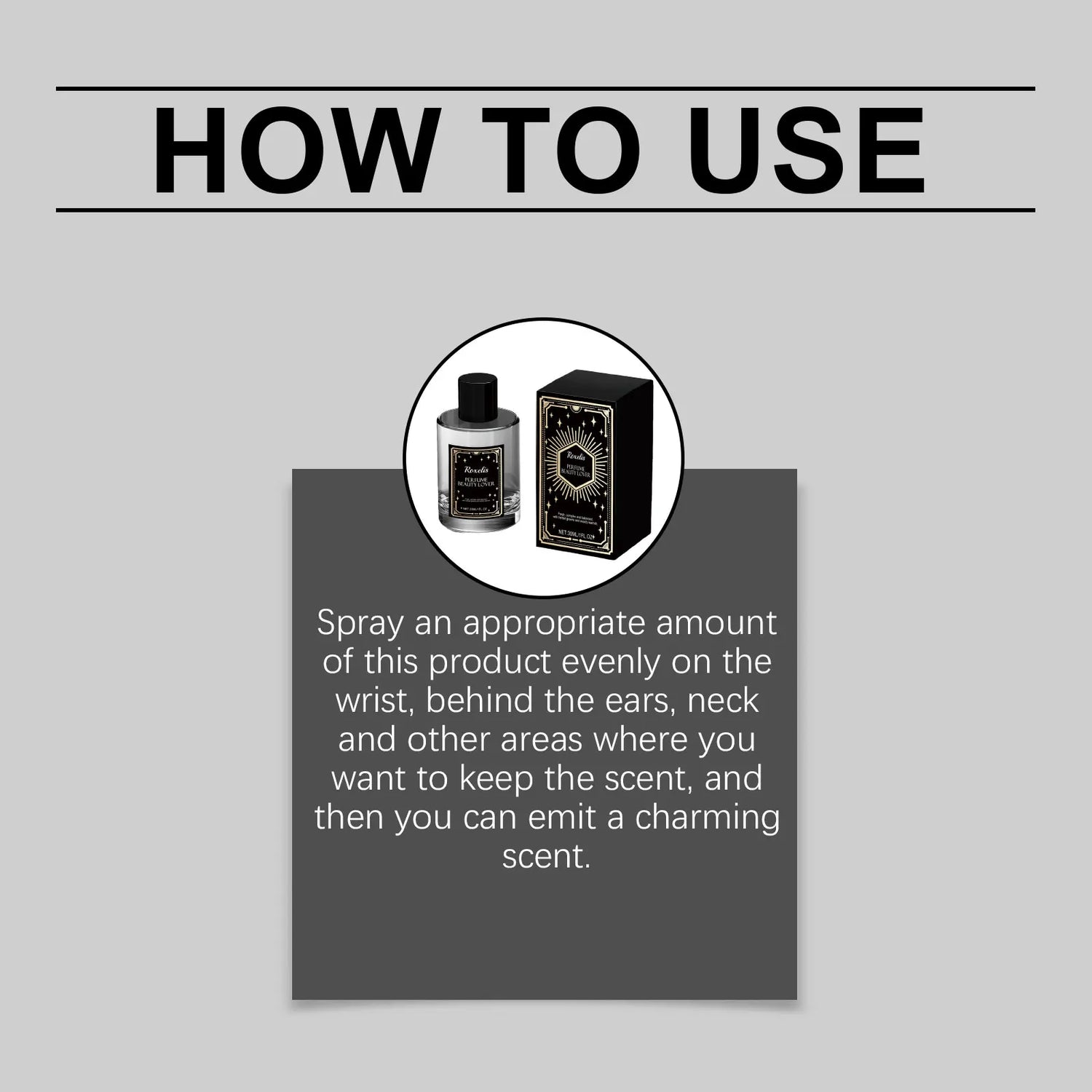 Roxelis Men Fougère Body Mist Fresh Natural Long Lasting Fragrance Portable Deodorant Spray Daily Office Dating Charm