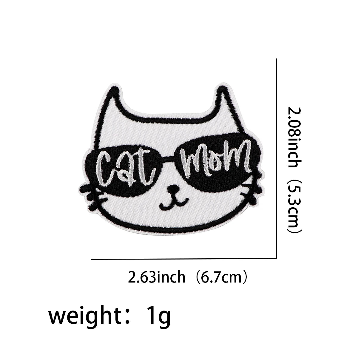 Cartoon Black Cat Patch Cute Crow Embroidered Patches On Clothes DIY Iron On Patches For Clothing Cute Animal Badge Toys Gift