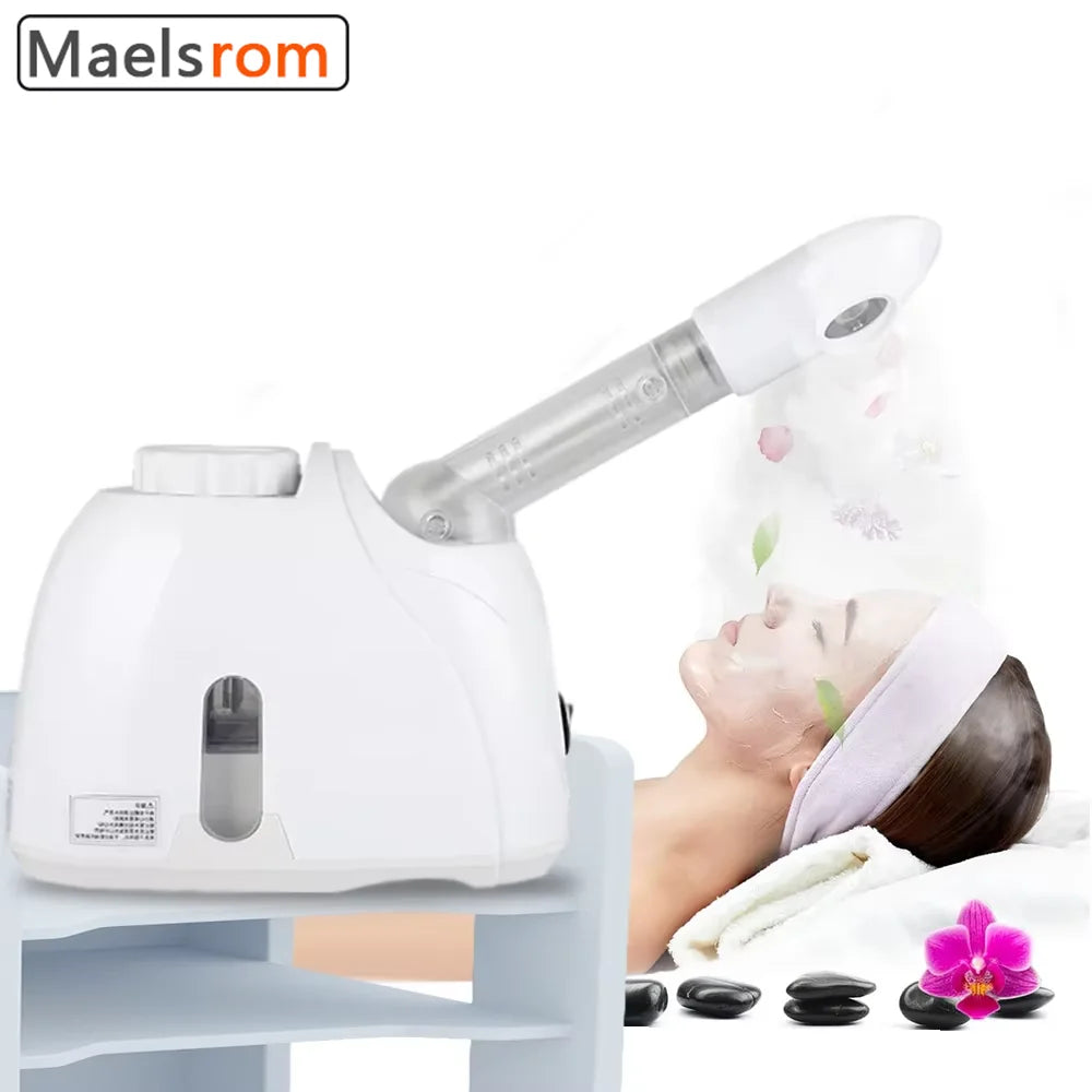 Facial Steamer Spraying Machine Ionic Advanced Ozone Steaming Skin Care for Salon Spa and Home to Face Moisturizing Cleaning