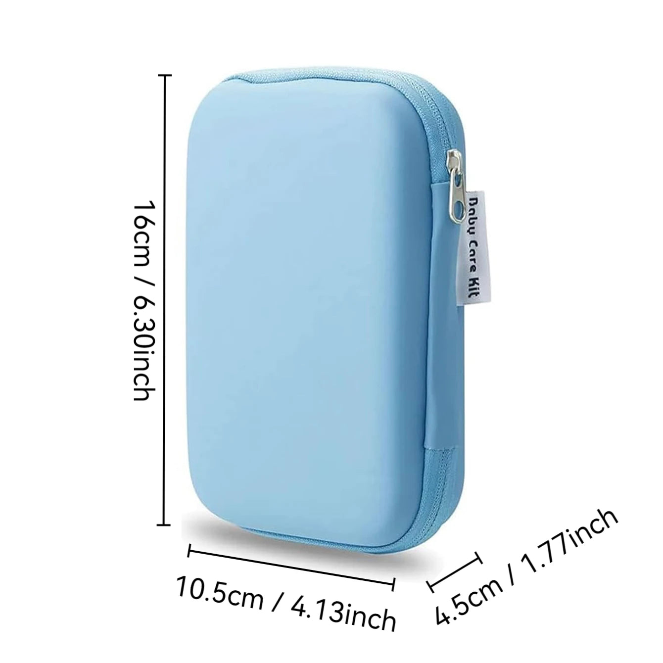 8pcs Healthcare Kit with Portable Case- Comprehensive Health & Grooming Set