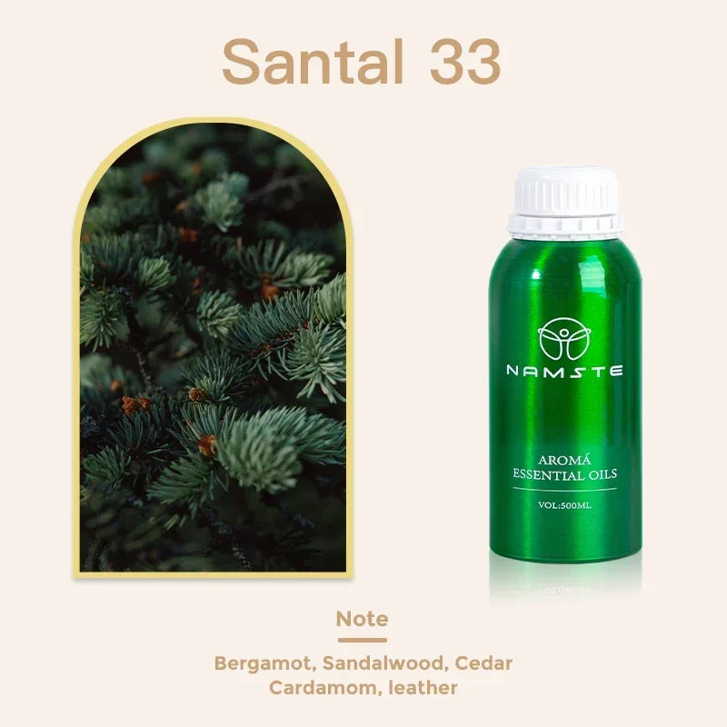 Essential Oils 500ml for Aromatic Diffuser Perfume Oil Air Freshener Smell for Home Fragrance Device Hotel Scent Diffuser Oil
