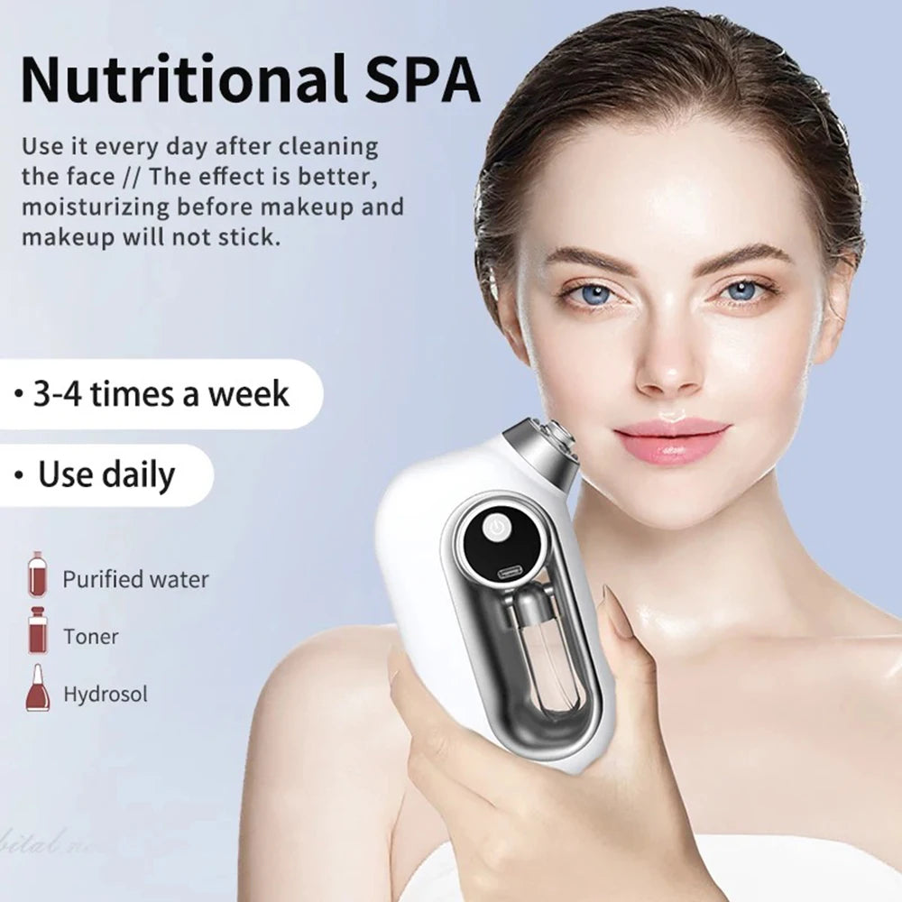 NEW Facial Mist Sprayer Humidifier Rechargeable Vaporizer Facial Steamer Moisturizing Beauty Instrument Facial Skin Care Tool