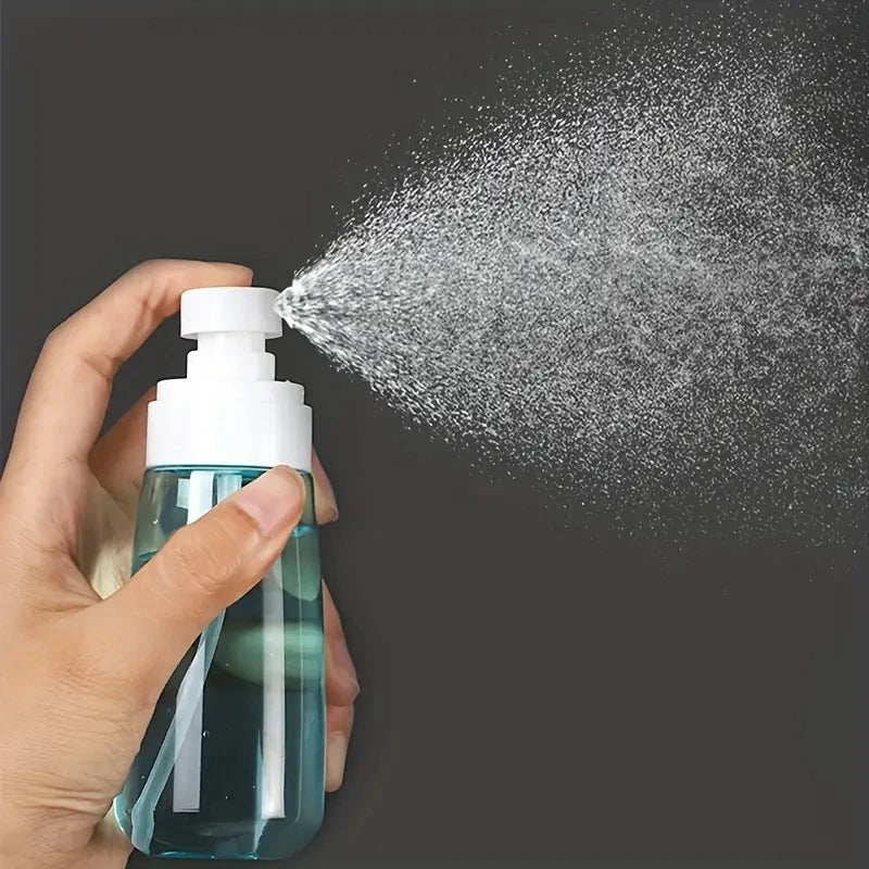 2pcs Mini Spray Bottle Fine Mist Alcohol Atomizer Portable Refillable Liquid Container for Cleaning Skin Care Beauty Accessories