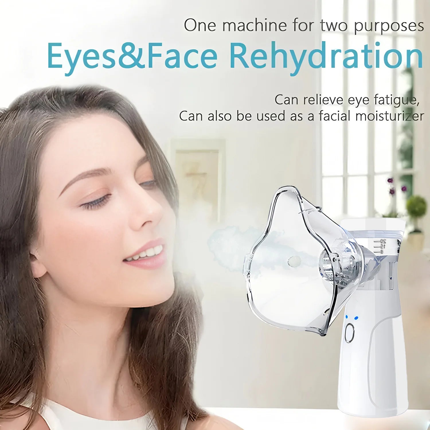 Mini Portable Humidifier Facial Steamer Device Beauty Spray Hydrating Apparatus Cold Spray Apparatus Nano Spray