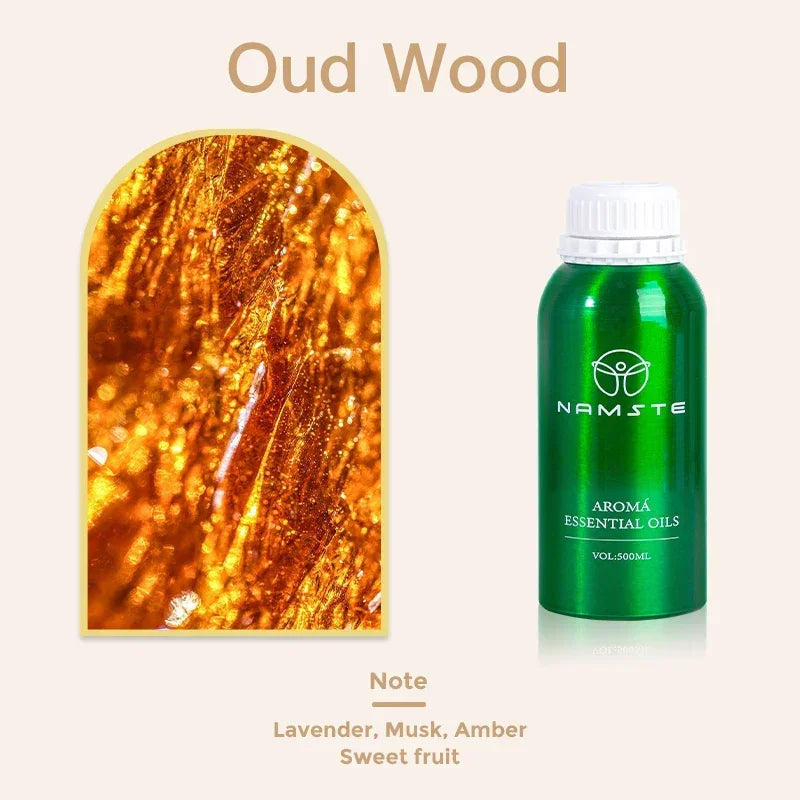 Essential Oils 500ml for Aromatic Diffuser Perfume Oil Air Freshener Smell for Home Fragrance Device Hotel Scent Diffuser Oil