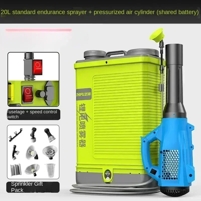 Electric Disinfection Sprayer with New Air Duct for Epidemic Prevention and High-pressure Agriculture