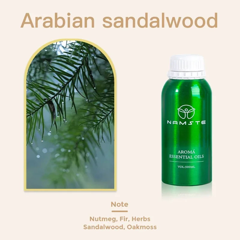 Essential Oils 500ml for Aromatic Diffuser Perfume Oil Air Freshener Smell for Home Fragrance Device Hotel Scent Diffuser Oil