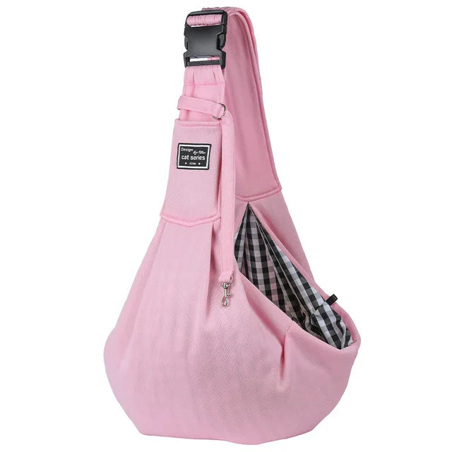 Adjustable Pet Dog Carrier Bag Outdoor Travel Puppy Single Shoulder Bags Dogs Comfort Sling Handbag Corgi Puppy Tote Pouch