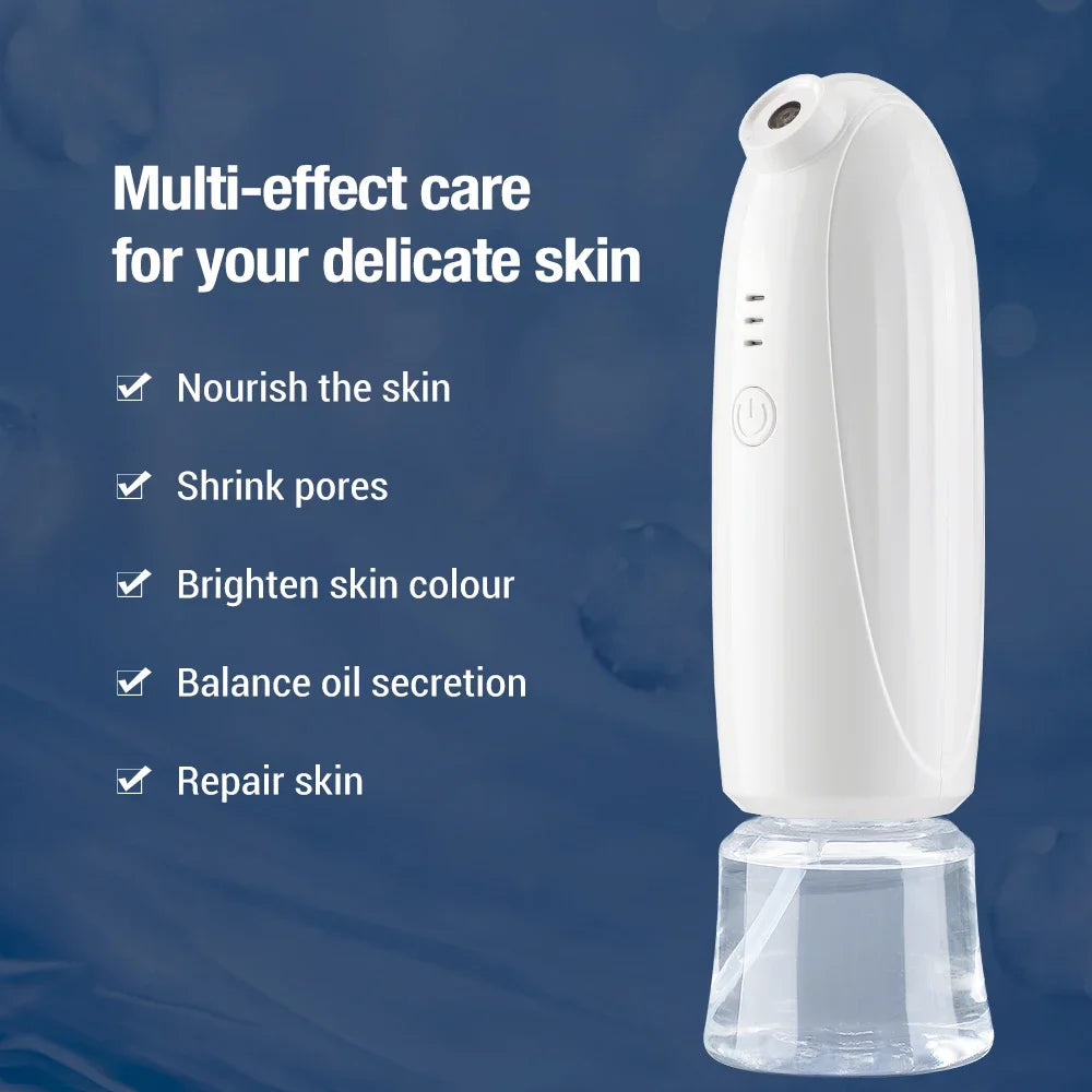 Mini Nano Mist Sprayer Face Steamer New Mini Air Compressor Kit Facial Airbrush Sprayer Water Oxygen Steam Device Humidifier