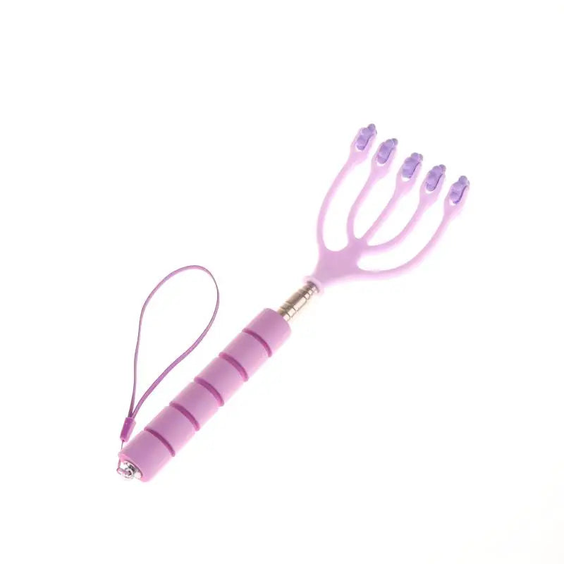 Scalable Head Massager Scalp Neck Comb Roller Five Finger 5 Claws Ball Hand Held Relax Spa Hair Care For Hair Stress Relief