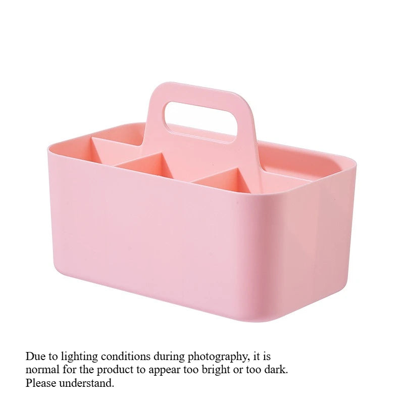 Multi-functional Storage Basket with Handle,Ideal for Organizing Portable Pencils,Pen Holders,Stationery Boxes,Desktop Organizer