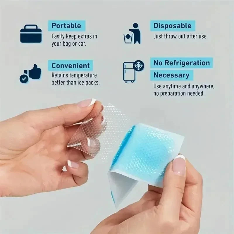 Summer cooling patches help alleviate the high temperatures in summer, provide comfort during travel and camping.