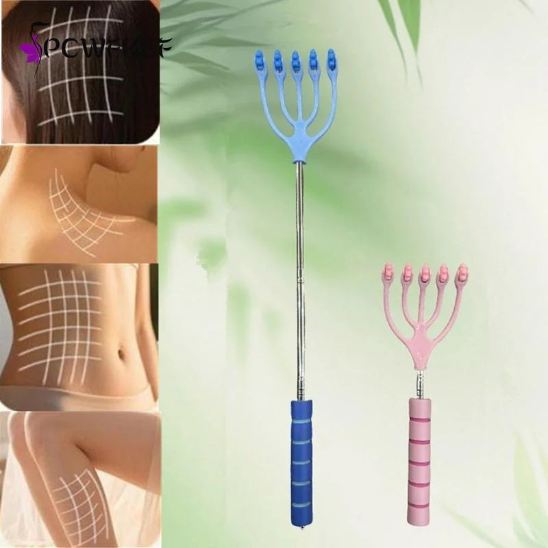 Scalable Head Massager Scalp Neck Comb Roller Five Finger 5 Claws Ball Hand Held Relax Spa Hair Care For Hair Stress Relief