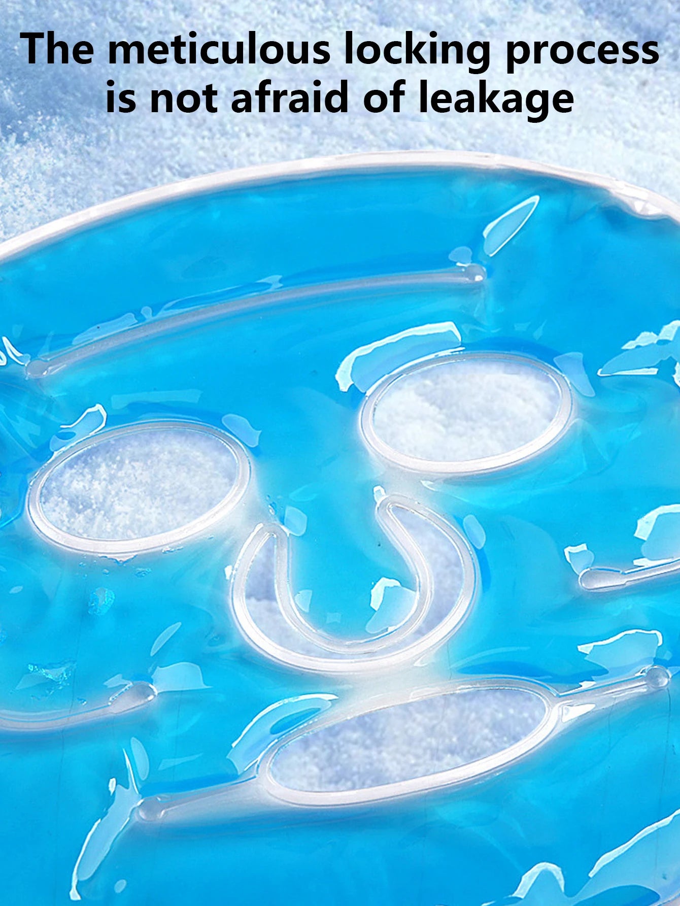 Cold Gel Face Mask Ice Compress Face Cooling Mask Gel Cooling Hot Cold Skin Care Tool Gel Face Mask Skin Firming Spa Sleep Mask