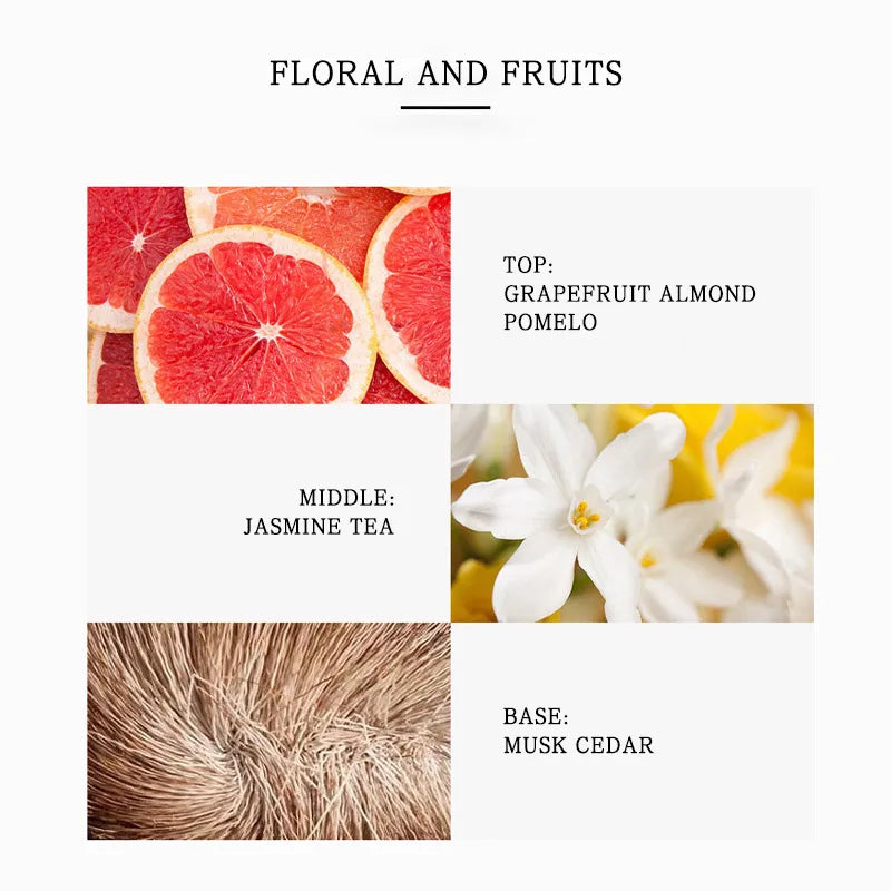 Luxury Jasmine Perfume Eau De Toilette Romantic Elegant Women Floral Scent Body Spray Long-lasting Charming Fresh Natural Parfum