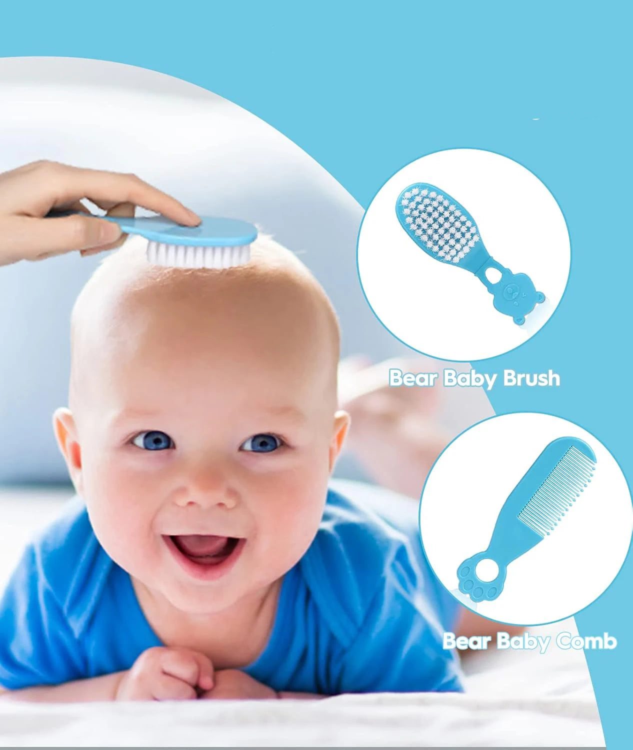 8pcs Healthcare Kit with Portable Case- Comprehensive Health & Grooming Set