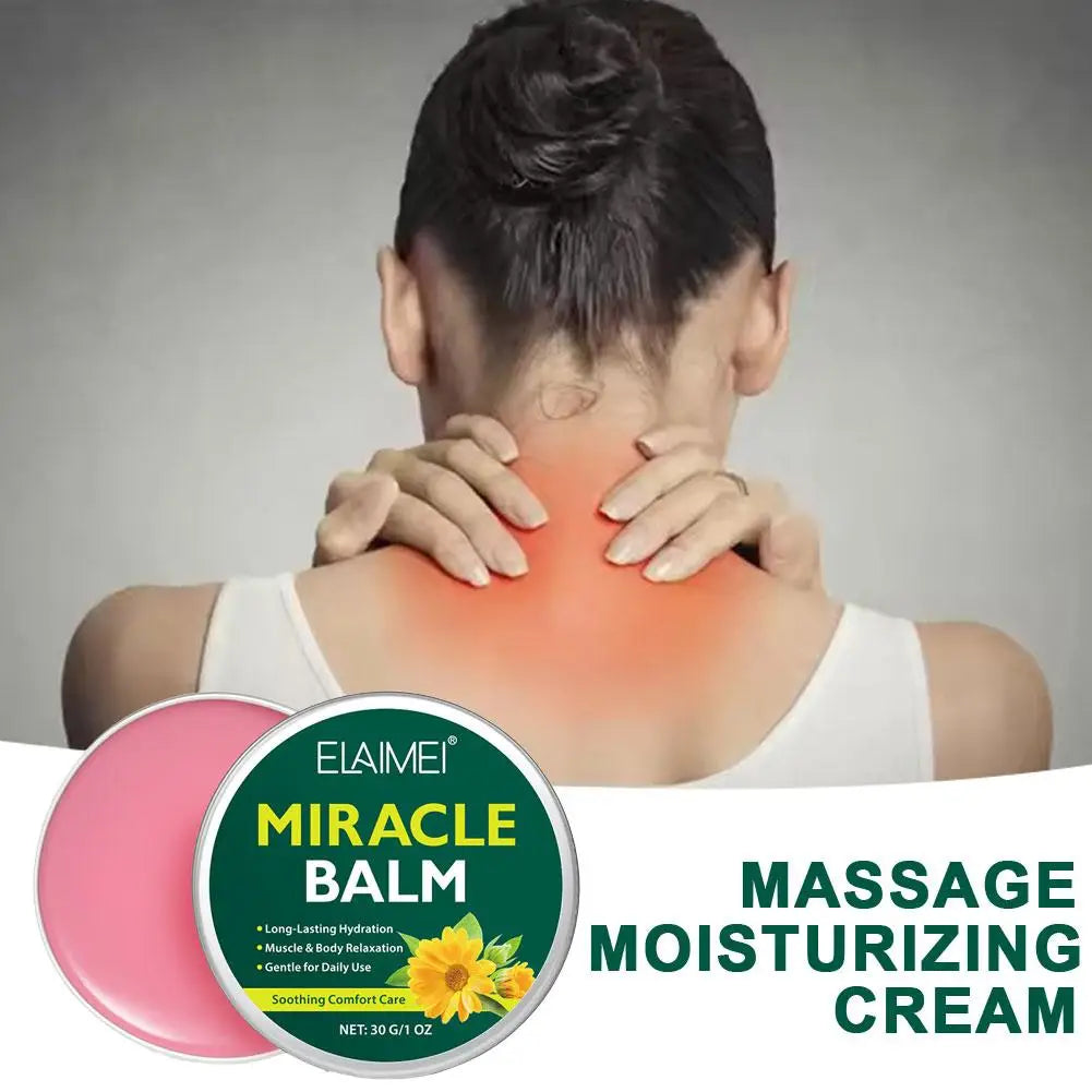 Massage Moisturizing Body Balm Compact Deep Hydrating Soothing Non Greasy Fast Absorption Whole Body Daily Skin Care