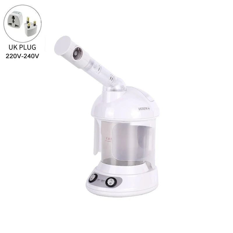 Facial Spray Vapor Steamer Face Moisturizer Ozone Steam Freshener Water Vaporizer Humidifier Steamer Machine Table Top Mini Spa