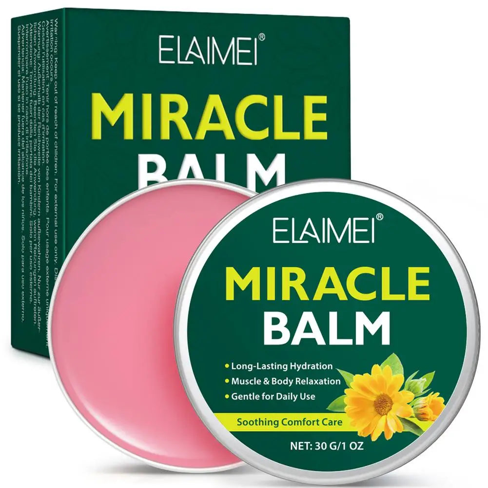 Massage Moisturizing Body Balm Compact Deep Hydrating Soothing Non Greasy Fast Absorption Whole Body Daily Skin Care