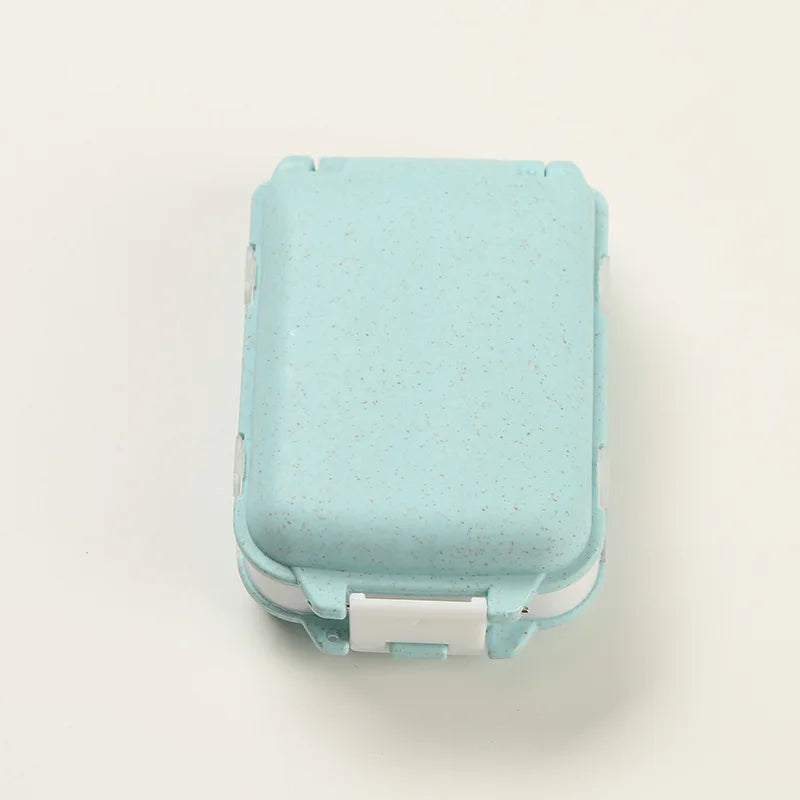 1PC Portable Mini Pill Box - Medical Kits Vitamin Storage Container Health Travel Supplies Compact Pill Organizer