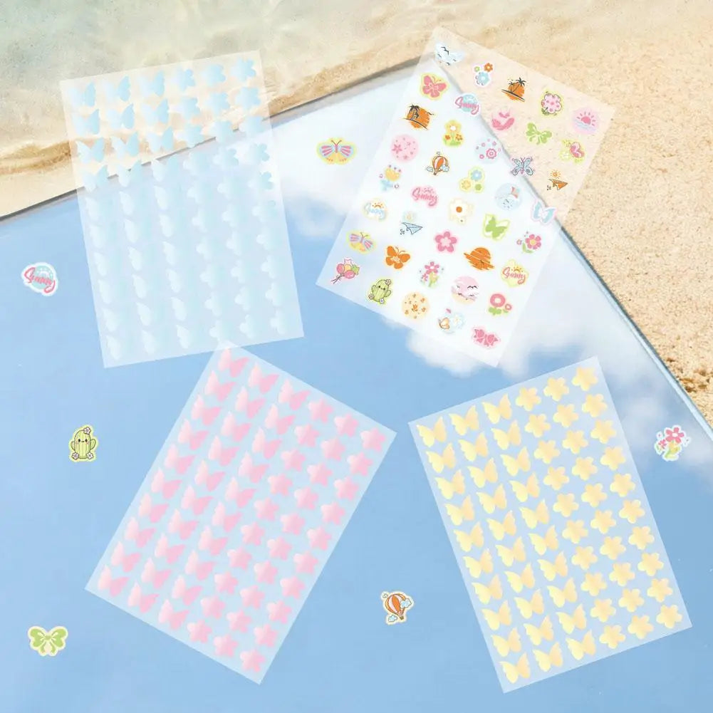 220 Counts Cartoon Cool Colorful Star Pimple Patches for Teens Girls Boys, Sweet Cute Hydrocolloid Acne Patch for Zit Blemishes