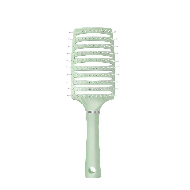 Gentle Cushion Hair Brush for Scalp Massage, Volumizing and Smoothing, Suitable for All Hair Types