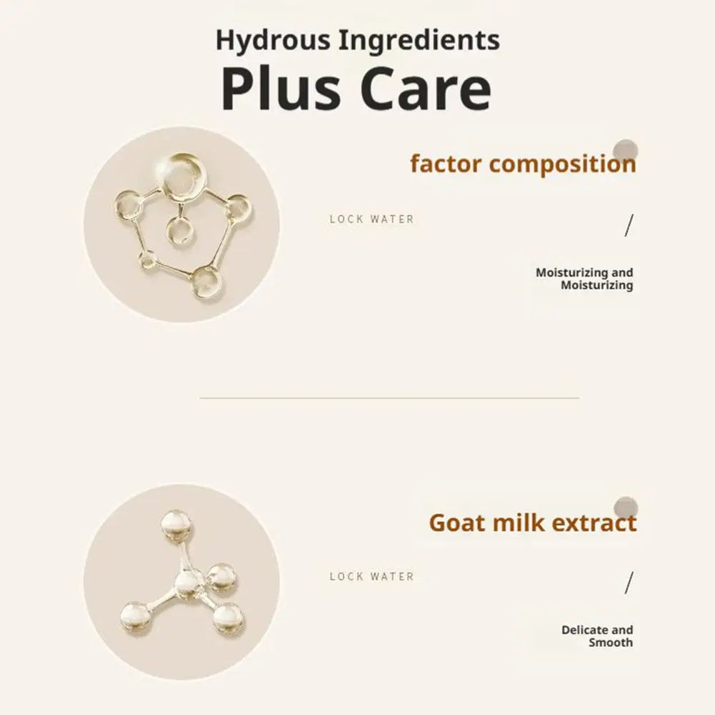 Goat Milk Cream Moisturizing Skin Hydration Moisturizing Body Milk Popping Milk Cream