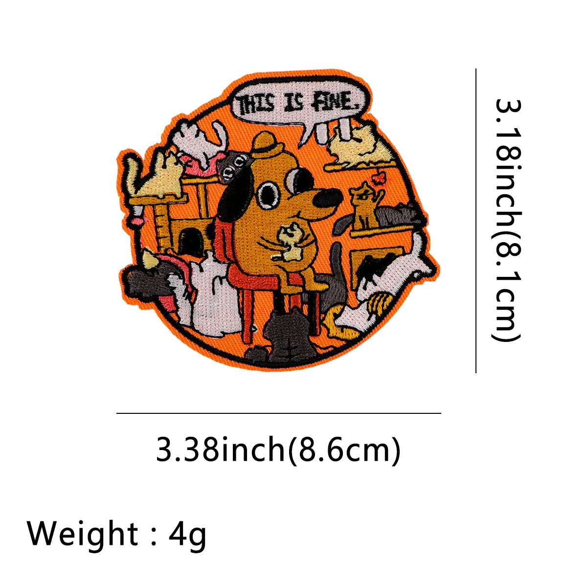 Cartoon Black Cat Patch Cute Crow Embroidered Patches On Clothes DIY Iron On Patches For Clothing Cute Animal Badge Toys Gift
