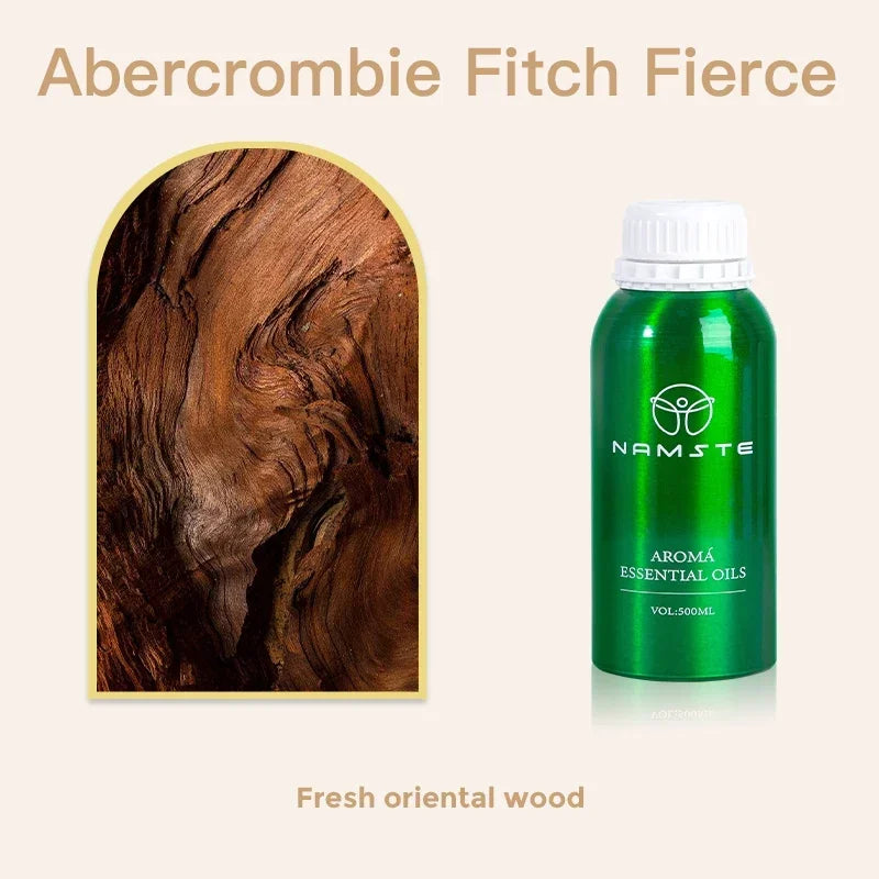 Essential Oils 500ml for Aromatic Diffuser Perfume Oil Air Freshener Smell for Home Fragrance Device Hotel Scent Diffuser Oil