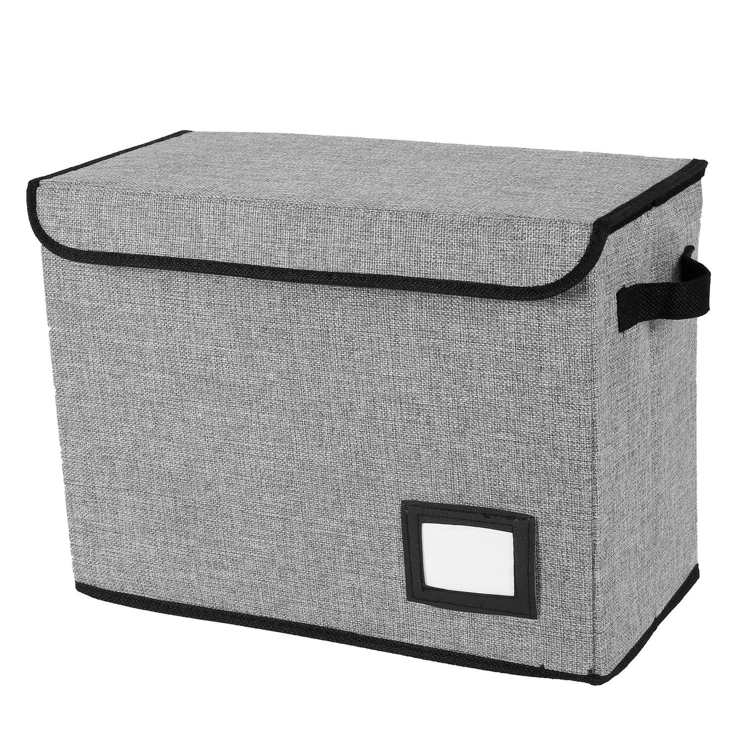 Foldable Clothing Storage Box Large Capacity Sundries Organizer Toys Comic Book Bin With Lid and Handle Home Organiza