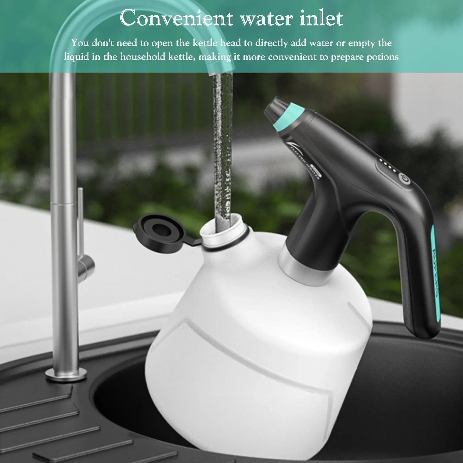 Electric Plant Spray Bottle 0.9/1/1.5/2L Automatic Sprinkling Sprayers 2000mAh USB Charging Adjustable Nozzle Garden Tool