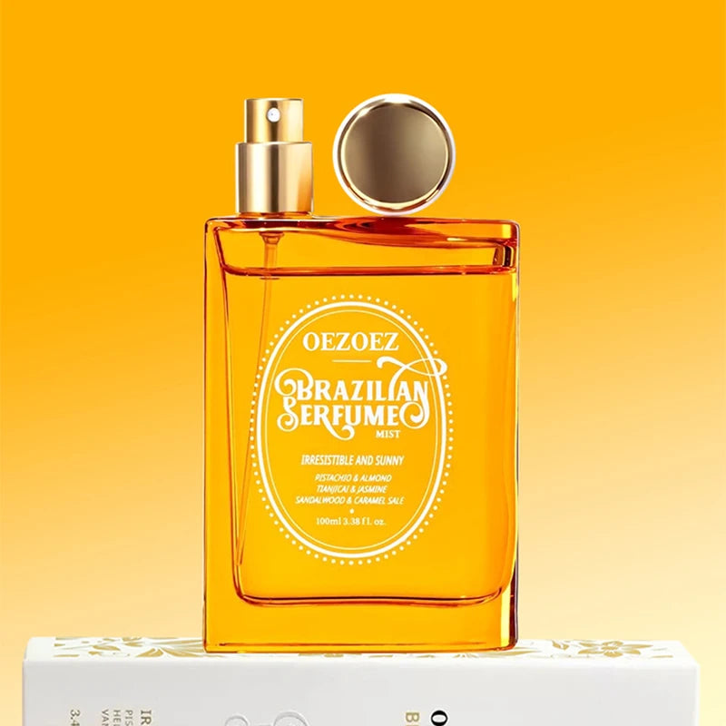 Luxury Caramel Vanilla Perfume 100ml, Oriental Floral Fruity Gourmand Fragrance Mist, Jasmine Eau De Parfum Spray Strong Sillage
