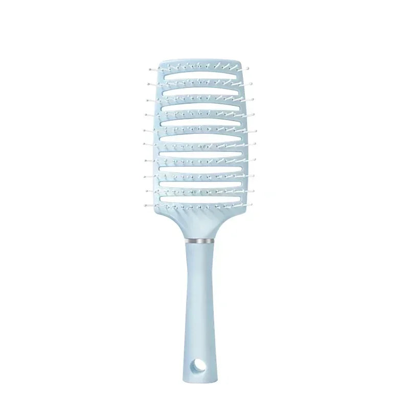 Gentle Cushion Hair Brush for Scalp Massage, Volumizing and Smoothing, Suitable for All Hair Types
