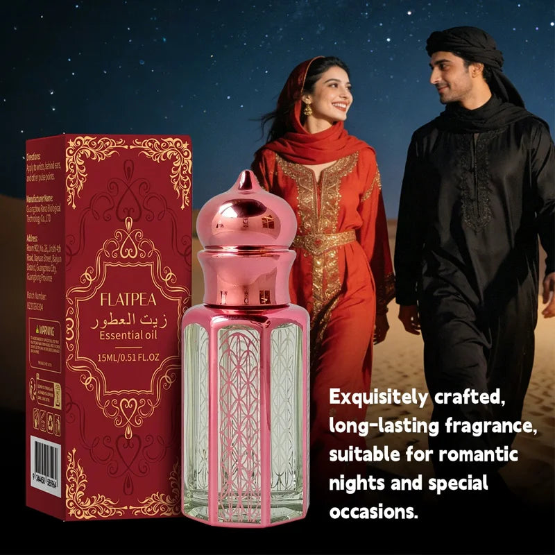 15ML Oud & Tea Aroma Arabian Middle Eastern Perfume Oil High Concentrated Fragrance Oil Long Lasting Original arab Perfumes