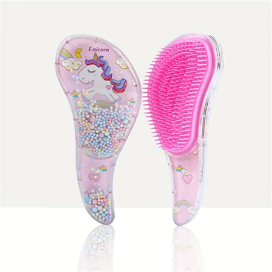 1pc Cute Cartoon Massage Comb, Anti Static, Smooth Hair, Anti Knotting, Massage Comb, Dual Use for Dry and Wet