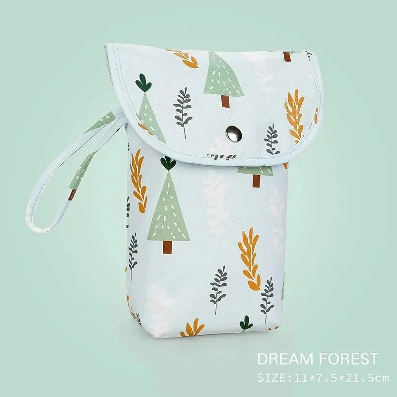 Baby Diaper Bag Waterproof Wet Dry Pack Mummy Storage Pouch Nappy Organizer Insert Tote Purse Travel Stroller Carry Bag