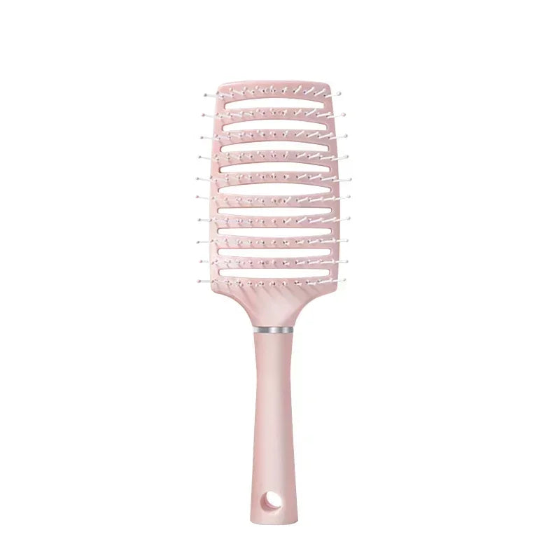 Gentle Cushion Hair Brush for Scalp Massage, Volumizing and Smoothing, Suitable for All Hair Types