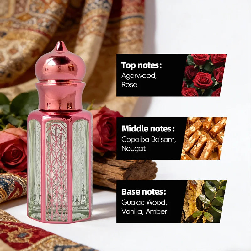 15ML Oud & Tea Aroma Arabian Middle Eastern Perfume Oil High Concentrated Fragrance Oil Long Lasting Original arab Perfumes